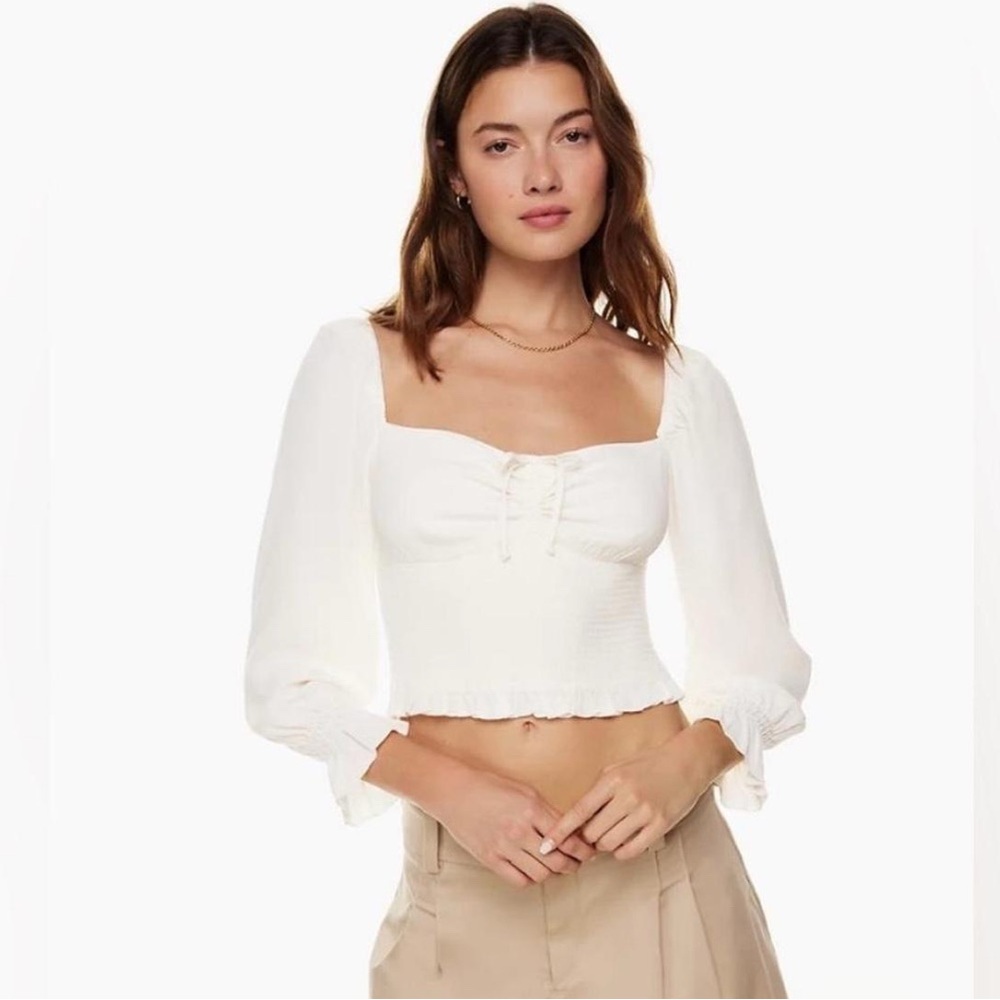 Sunday Best Aritzia Sinatra Longsleeve Blouse